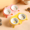 Elevated Ceramic Double Cat Bowl Slanted Food Water Feeding Set For Cats 9