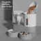 Large Capacity Automatic Pet Feeder Water Dispenser Gravity Food And Water Bowl Set For Cats Dog 0