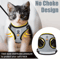 Adjustable Cat Harness Leash Set Comfortable Pet Collar And Walking Vest For Kittens 3