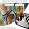 Adjustable Cat Harness Leash Set Comfortable Pet Collar And Walking Vest For Kittens 5