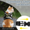 Adjustable Cat Harness Leash Set Comfortable Pet Collar And Walking Vest For Kittens 6