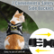 Adjustable Cat Harness Leash Set Comfortable Pet Collar And Walking Vest For Kittens 6