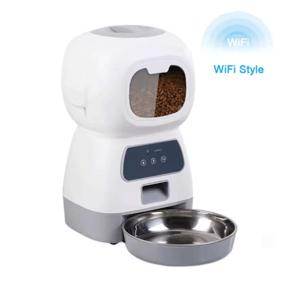 Smart APP Automatic Pet Feeder Double Meal Remote Feeding Dispenser For Cats Dogs 3