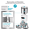 Smart APP Automatic Pet Feeder Double Meal Remote Feeding Dispenser For Cats Dogs 11