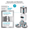 Smart APP Automatic Pet Feeder Double Meal Remote Feeding Dispenser For Cats Dogs 11