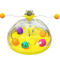 Interactive Cat Puzzle Toy Spinning Track Balls Feather Teaser Brain Game For Kittens 4