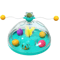 Interactive Cat Puzzle Toy Spinning Track Balls Feather Teaser Brain Game For Kittens 5