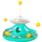 Interactive Cat Puzzle Toy Spinning Track Balls Feather Teaser Brain Game For Kittens 7