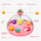 Interactive Cat Puzzle Toy Spinning Track Balls Feather Teaser Brain Game For Kittens 11