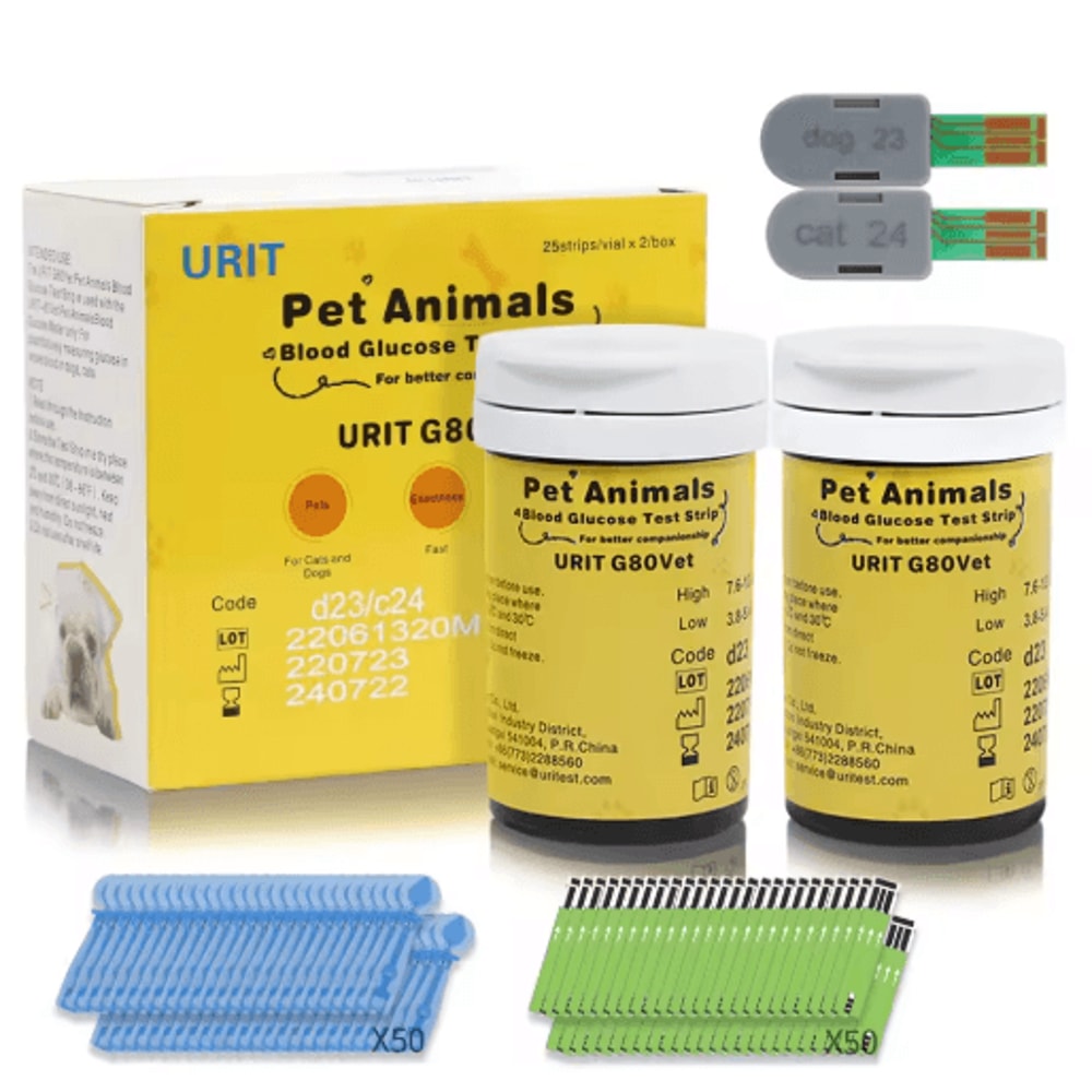 Pet Glucose Monitoring Kit Easy NoCoding Blood Sugar Monitor For Dogs Cats 2