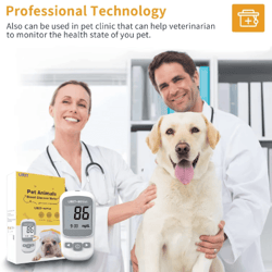 pet glucose monitoring kit – easy no-coding blood sugar monitor for dogs & cats