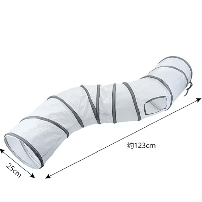 Foldable Cat Tunnel Toy Interactive Play Tunnel For Kittens Indoor Cats 2