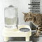 Automatic GravityFed Pet Feeder Water Dispenser Large Capacity SpillProof Feeding Station 6