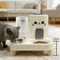 Automatic GravityFed Pet Feeder Water Dispenser Large Capacity SpillProof Feeding Station 0