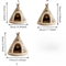 SelfWarming Plush Cat Tent Bed Cozy Winter House For Indoor Cats Small Dogs 3