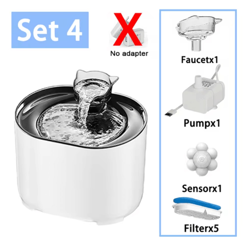 22L Intelligent Cat Water Fountain Ultra Quiet Pet Water Dispenser With Filter 1