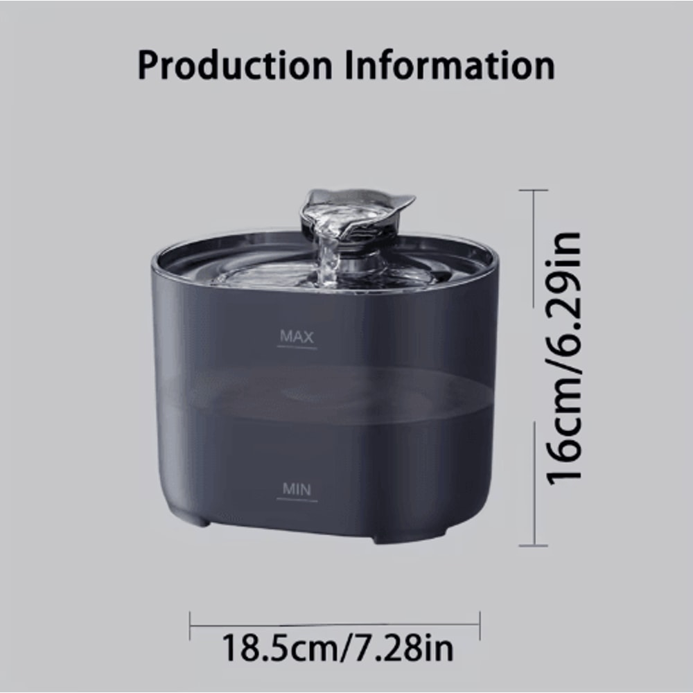 22L Intelligent Cat Water Fountain Ultra Quiet Pet Water Dispenser With Filter 8