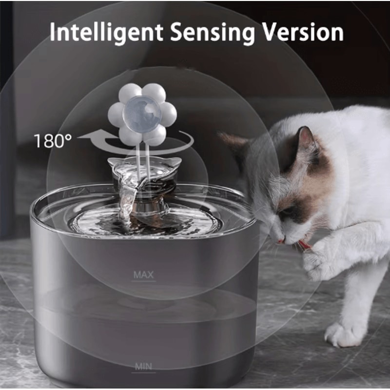 22L Intelligent Cat Water Fountain Ultra Quiet Pet Water Dispenser With Filter 9