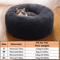 Soft Long Plush Donut Pet Bed Warm Faux Fur Sleeping Nest For Cats Small Dogs 3