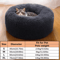 Soft Long Plush Donut Pet Bed Warm Faux Fur Sleeping Nest For Cats Small Dogs 3