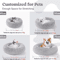 Soft Long Plush Donut Pet Bed Warm Faux Fur Sleeping Nest For Cats Small Dogs 7