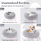 Soft Long Plush Donut Pet Bed Warm Faux Fur Sleeping Nest For Cats Small Dogs 7
