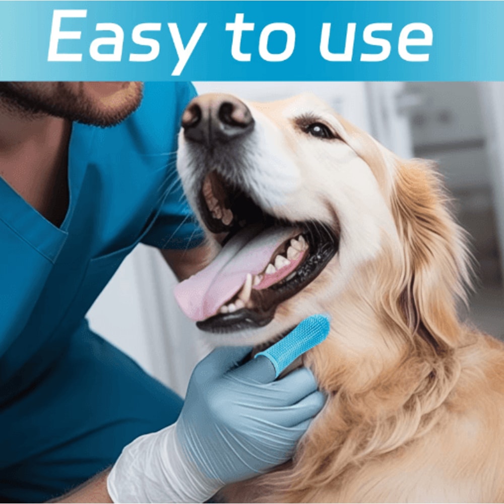 3PCS Pet Finger Toothbrush Set Soft Dental Cleaning Brush For Dogs Cats 5