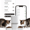 6L WiFi Automatic Pet Feeder Dual Bowl Smart Food Dispenser For Cats Dogs 6