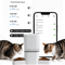 6L WiFi Automatic Pet Feeder Dual Bowl Smart Food Dispenser For Cats Dogs 6