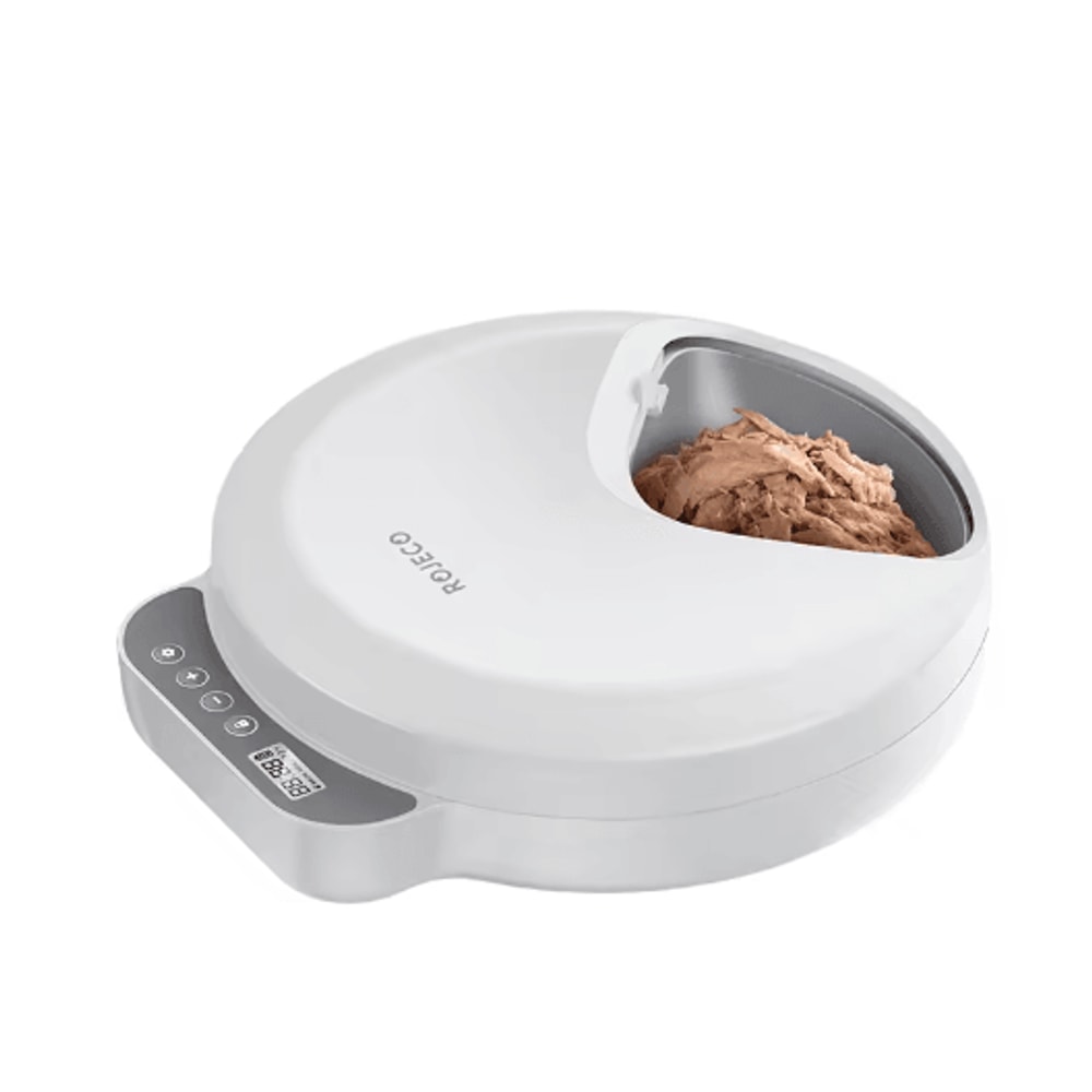 ROJECO 4Meal Wireless Automatic Pet Feeder Smart Wet Dry Food Dispenser For Cats Dogs 1