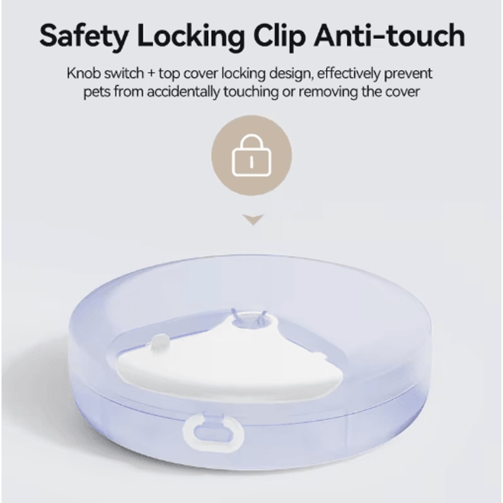 ROJECO 4Meal Wireless Automatic Pet Feeder Smart Wet Dry Food Dispenser For Cats Dogs 4