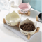 3PCS Ceramic Double Pet Bowl Set NonSlip Elevated Food Water Bowls For Cats Dogs 6