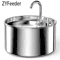 ZYFeeder 22L Stainless Steel Cat Water Fountain Automatic Pet Drinking Water Dispenser 0