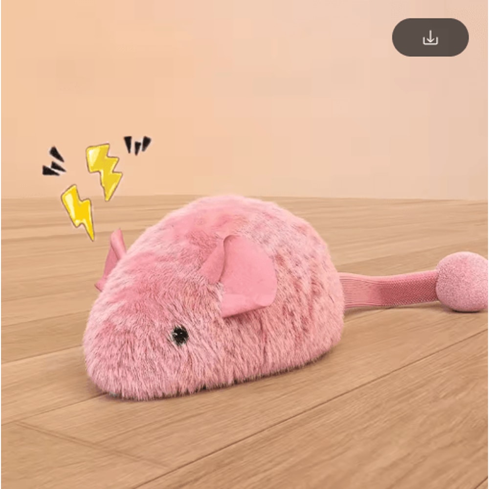 Interactive Plush Mouse Cat Toy Luminous Chew Hunting Toy For Indoor Cats 2