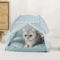 Warm Plush Pet Tent Bed Cozy Winter Cat House For Cats Small Pets 1