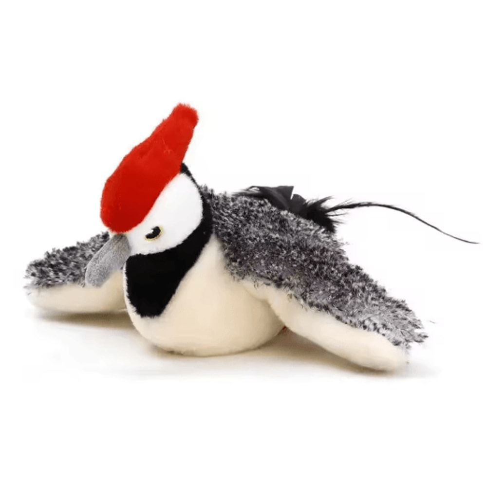 Interactive Electric Flapping Bird Cat Toy USB Rechargeable Catnip Plush Toy For Cats Dogs 4