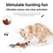 Interactive Electric Flapping Bird Cat Toy USB Rechargeable Catnip Plush Toy For Cats Dogs 7