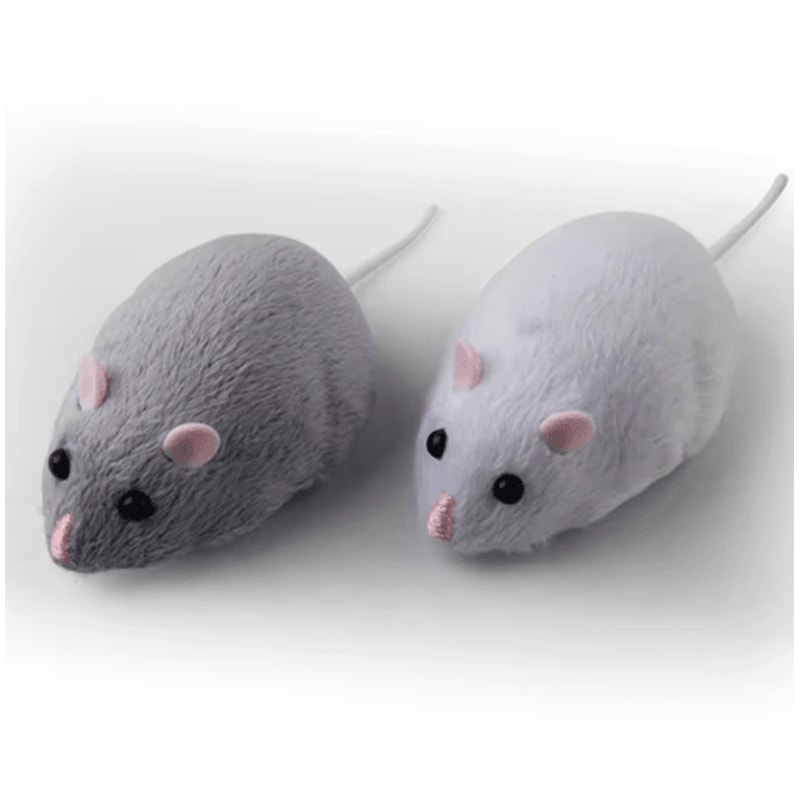 RC Mouse Cat Toy Infrared Remote Control Moving Rat Toy For Interactive Pet Play 3