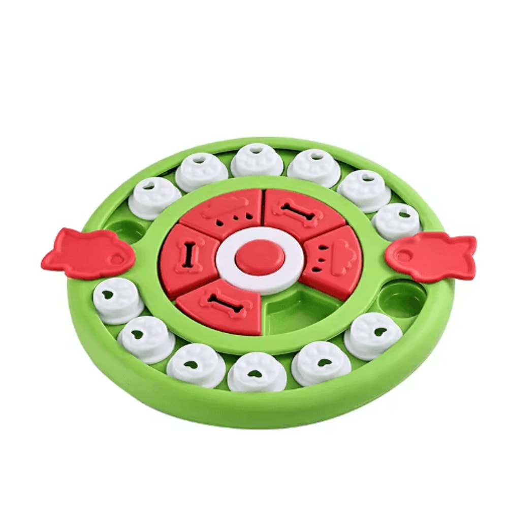 Smart Cat Puzzle Toy Interactive Slow Feeder Turntable For Indoor Cats 1