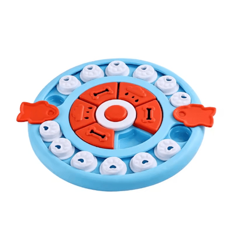 Smart Cat Puzzle Toy Interactive Slow Feeder Turntable For Indoor Cats 9