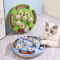 Smart Cat Puzzle Toy Interactive Slow Feeder Turntable For Indoor Cats 13