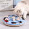 Smart Cat Puzzle Toy Interactive Slow Feeder Turntable For Indoor Cats 0