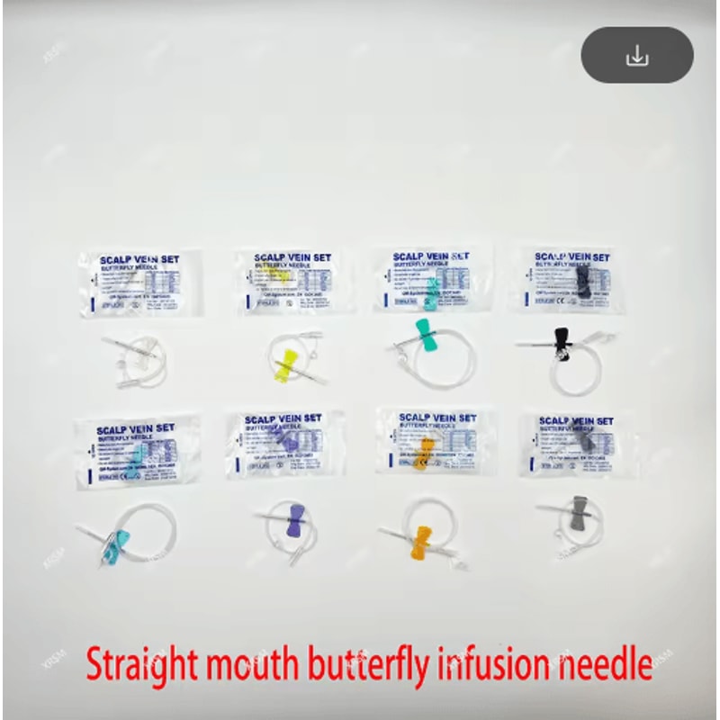 Disposable Pet Butterfly Infusion Needle Veterinary IV Infusion Needle For Pet Medical Care 20
