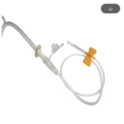disposable pet butterfly infusion needle – veterinary iv infusion needle for pet medical care