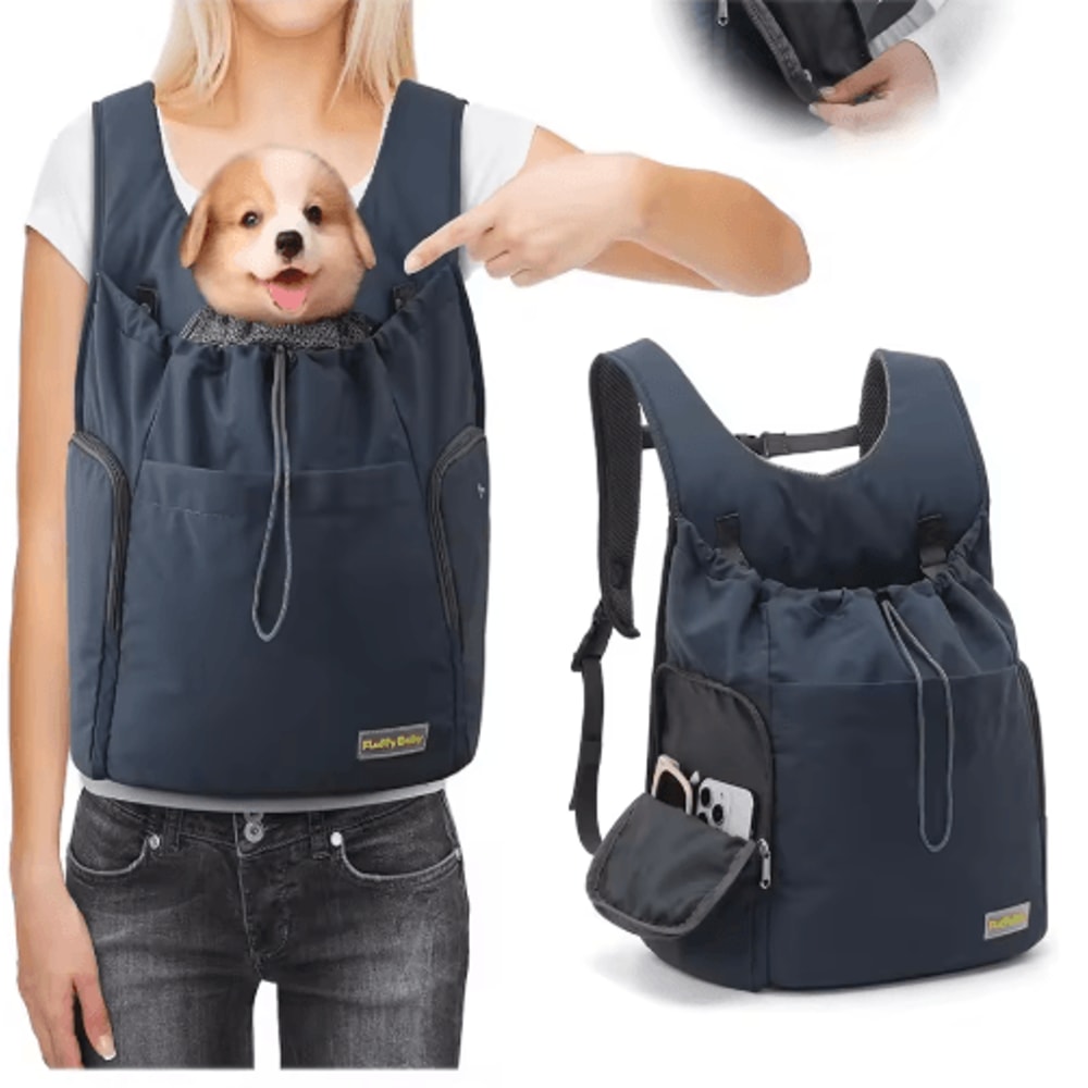 Portable Pet Travel Backpack Large Capacity Breathable Carrier Bag For Cats Dogs 1