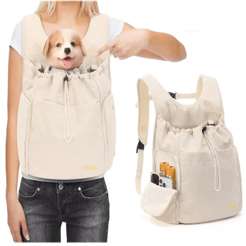 Portable Pet Travel Backpack Large Capacity Breathable Carrier Bag For Cats Dogs 2