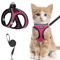 EscapeProof Cat Harness Leash Reflective Soft Mesh Vest For Outdoor Walking 1