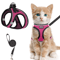 EscapeProof Cat Harness Leash Reflective Soft Mesh Vest For Outdoor Walking 1