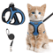 EscapeProof Cat Harness Leash Reflective Soft Mesh Vest For Outdoor Walking 3