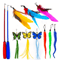 11Pack Interactive Cat Wand Toy Set Feather Bell Teaser Toys For Cats And Kittens 1